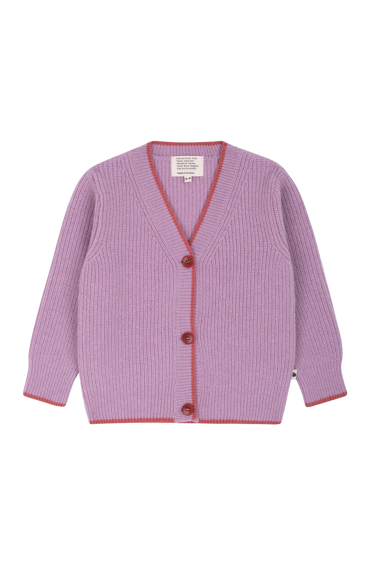Cotton candy knitted coat