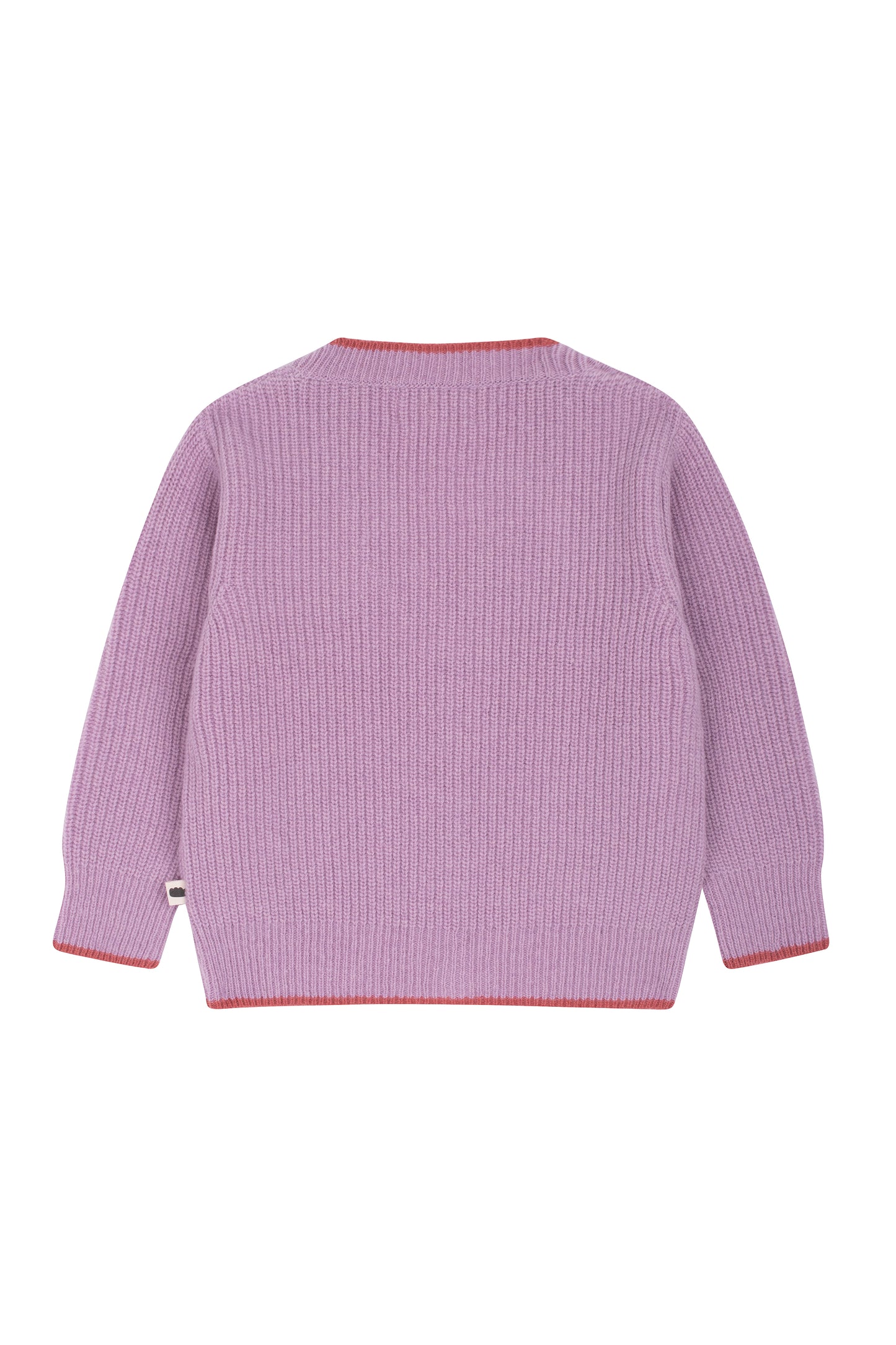 Cotton candy knitted coat