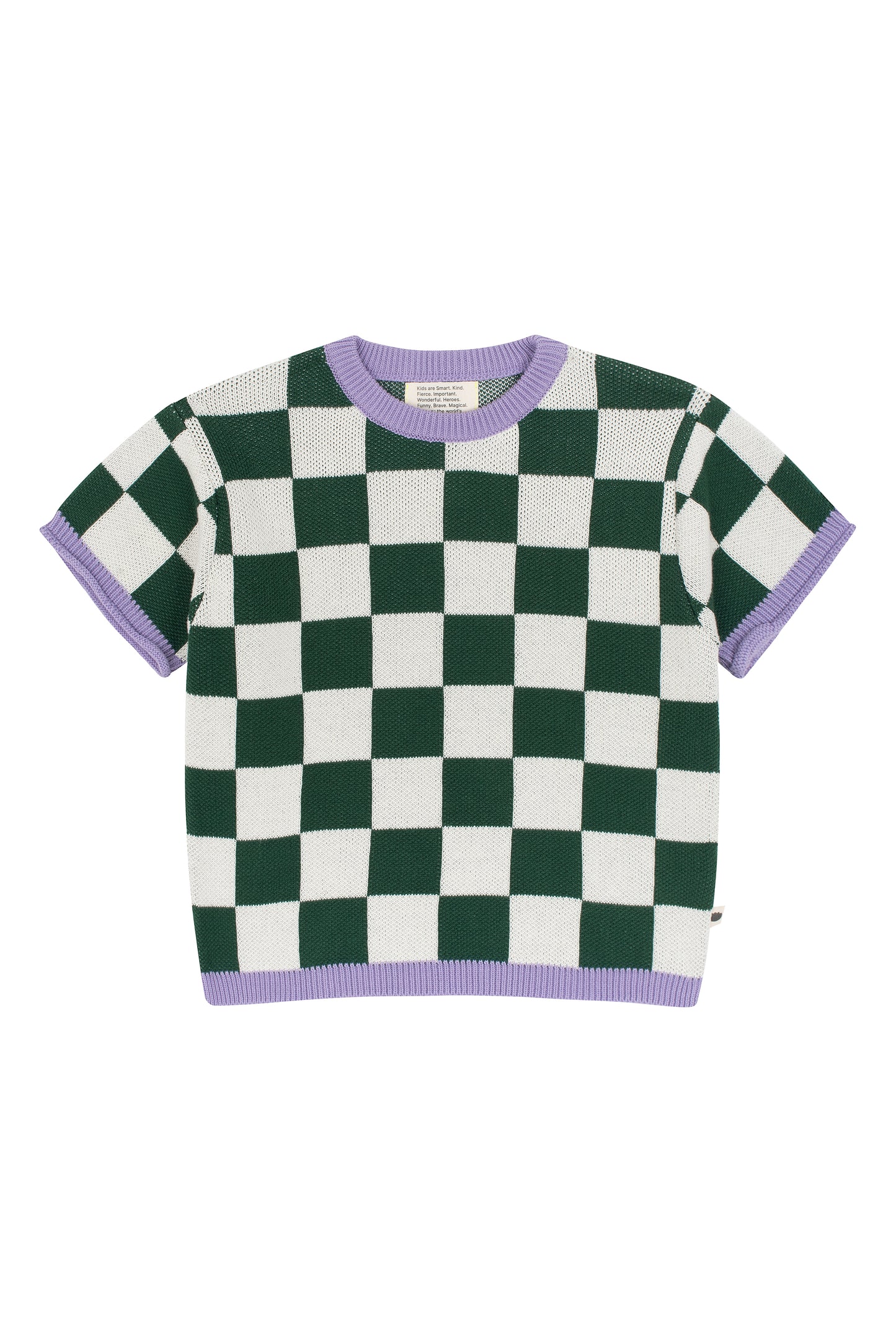 'No buttons, Julia.' knit t-shirt