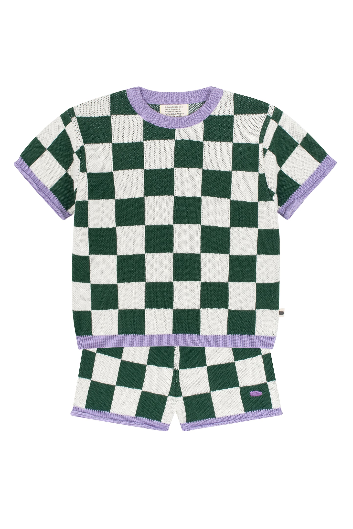 'No buttons, Julia.' knit t-shirt