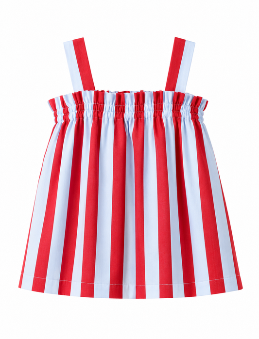 Poppy skies Top