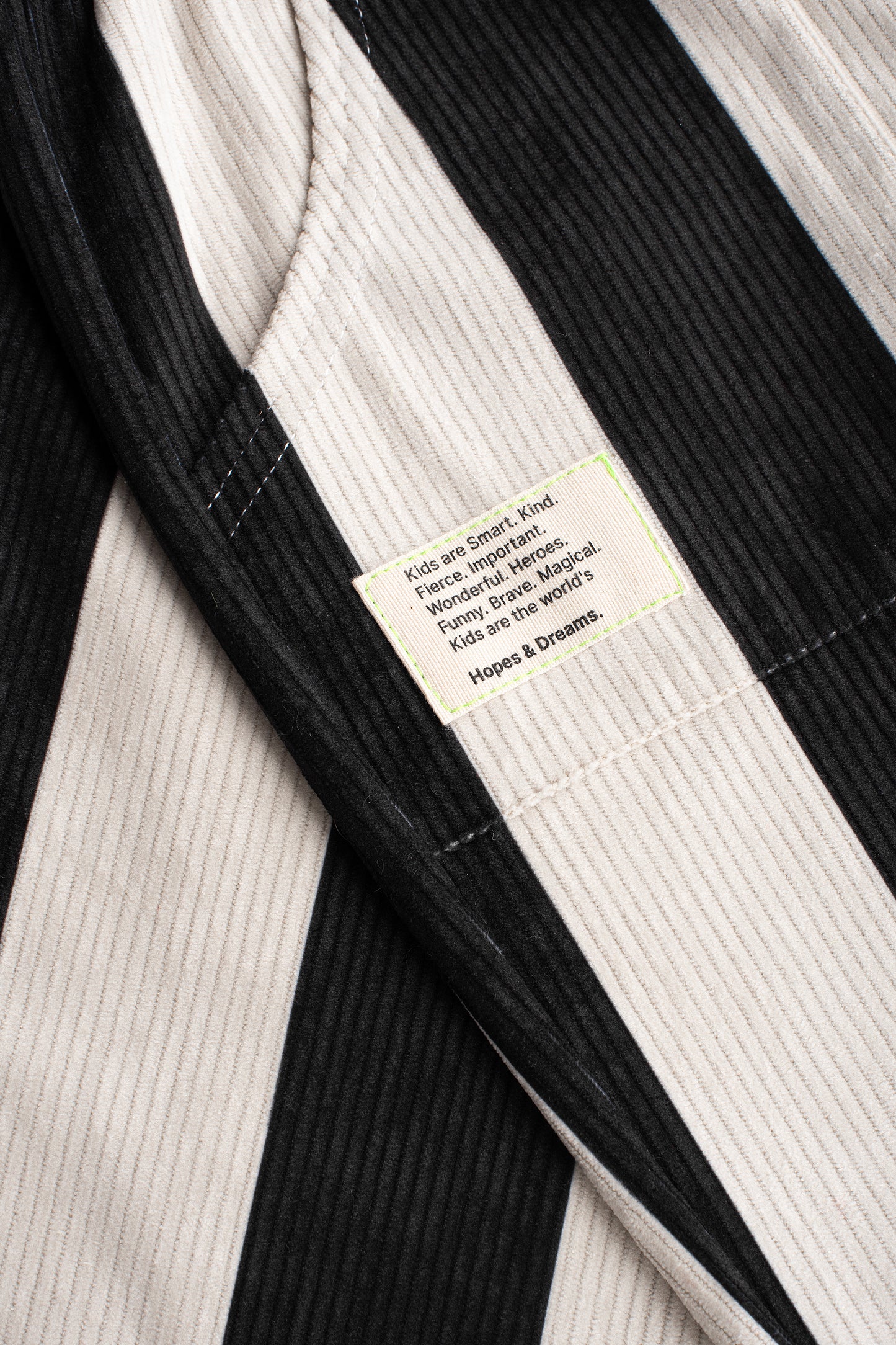 Big brick road trousers goes black